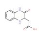 (3-Oxo-1,2,3,4-tetrahydro-quinoxalin-2-yl)-acetic acid (CAS 136584-14-0) - chemical structure image