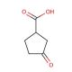 3-Oxo-1-cyclopentanecarboxylic acid (CAS 98-78-2) - chemical structure image