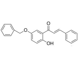3-Oxo-1-phenyl-3-(2&prime;-hydroxy-5-benzyloxyphenyl)propene (CAS 872131-45-8) - chemical structure image