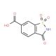 3-oxo-2,3-dihydro-1,2-benzisothiazole-6-carboxylic acid 1,1-dioxide (CAS 90779-46-7) - chemical structure image
