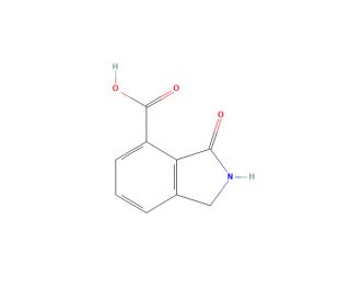 3-Oxo-2,3-dihydro-1H-isoindole-4-carboxylic acid (CAS 935269-27-5) - chemical structure image