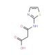 3-oxo-3-(1,3-thiazol-2-ylamino)propanoic acid - chemical structure image