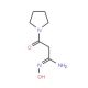 3-Oxo-3-(1-pyrrolidinyl)propionamidoxime - chemical structure image