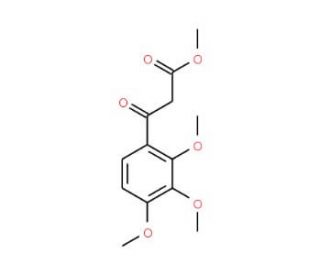 3-Oxo-3-(2,3,4-trimethoxyphenyl)propionic acid methyl ester - chemical structure image