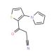 3-Oxo-3-[3-(1H-pyrrol-1-yl)-2-thienyl]-propanenitrile - chemical structure image