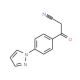 3-Oxo-3-[4-(1H-pyrazol-1-yl)phenyl]propanenitrile - chemical structure image