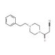 3-Oxo-3-[4-(2-phenylethyl)piperazin-1-yl]-propanenitrile - chemical structure image