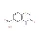 3-oxo-3,4-dihydro-2H-1,4-benzothiazine-6-carboxylic acid (CAS 272437-84-0) - chemical structure image