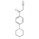 3-Oxo-3-(4-piperidinophenyl)propanenitrile - chemical structure image