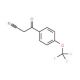 3-Oxo-3-[4-(trifluoromethoxy)phenyl]propionitrile (CAS 122454-46-0) - chemical structure image