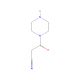 3-oxo-3-piperazin-1-ylpropanenitrile - chemical structure image