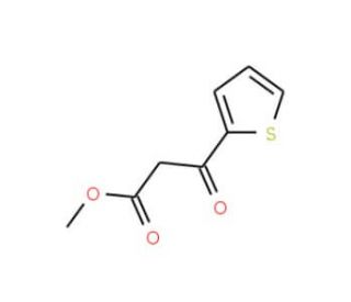 3-Oxo-3-thiophen-2-yl-propionic acid methyl ester (CAS 134568-16-4) - chemical structure image