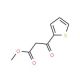 3-Oxo-3-thiophen-2-yl-propionic acid methyl ester (CAS 134568-16-4) - chemical structure image