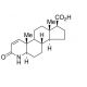 3-Oxo-4-aza-5α-αndrost-1-ene-17β-carboxylic Acid (CAS 104239-97-6) - chemical structure image