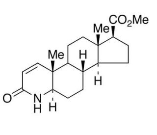 3-Oxo-4-aza-5&alpha;-&alpha;ndrost-1-ene-17&beta;-carboxylic Acid Methyl Ester (CAS 103335-41-7) - chemical structure image