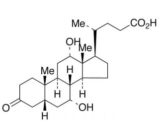3-Oxo-7&alpha;,12&alpha;-hydroxy-5&beta;-cholanoic Acid (CAS 2304-89-4) - chemical structure image