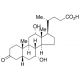 3-Oxo-7α,12α-hydroxy-5β-cholanoic Acid (CAS 2304-89-4) - chemical structure image
