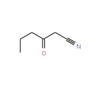 3-Oxohexanenitrile (CAS 4388-92-5) - chemical structure image