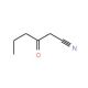 3-Oxohexanenitrile (CAS 4388-92-5) - chemical structure image