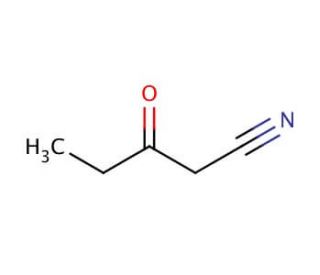 3-Oxopentanenitrile (CAS 33279-01-5) - chemical structure image