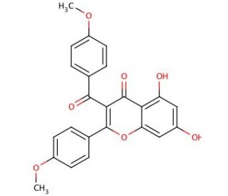 3-p-Anisoyl Acacetin - chemical structure image
