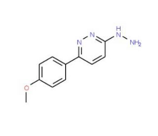3-(p-Anisyl)-6-hydrazinopyridazine (CAS 18772-76-4) - chemical structure image