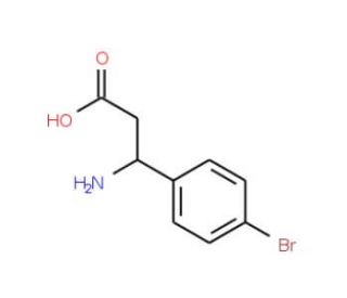 3-(p-bromophenyl)-DL-beta-alanine (CAS 39773-47-2) - chemical structure image