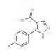 3-p-Tolyl-1H-pyrazole-4-carboxylic acid - chemical structure image