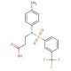 3-[p-Tolyl-(3-trifluoromethyl-benzenesulfonyl)-amino]-propionic acid - chemical structure image