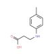 3-p-Tolylamino-propionic acid (CAS 27418-59-3) - chemical structure image