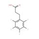 3-(Pentafluorophenyl)propionic acid (CAS 2002-94-8) - chemical structure image