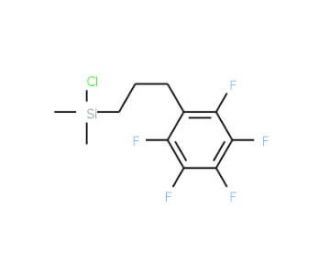 3-(Pentafluorophenyl)propyldimethylchlorosilane (CAS 157499-19-9) - chemical structure image