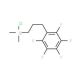 3-(Pentafluorophenyl)propyldimethylchlorosilane (CAS 157499-19-9) - chemical structure image
