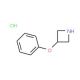 3-Phenoxy-azetidine hydrochloride (CAS 301335-39-7) - chemical structure image