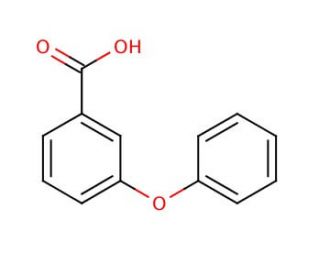 3-Phenoxybenzoic acid (CAS 3739-38-6) - chemical structure image