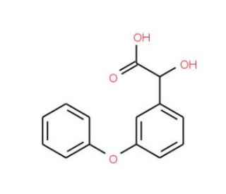 3-Phenoxymandelic acid - chemical structure image