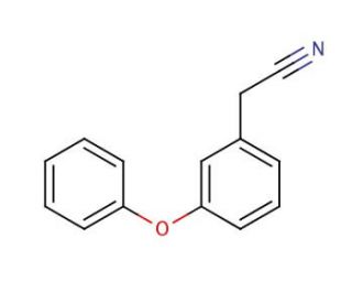 3-Phenoxyphenylacetonitrile (CAS 51632-29-2) - chemical structure image