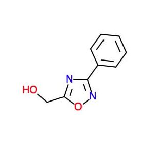 (3-phenyl-1,2,4-oxadiazol-5-yl)methanol (CAS 5543-33-9) - chemical structure image