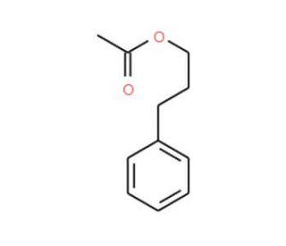 3-Phenyl-1-propyl acetate (CAS 122-72-5) - chemical structure image
