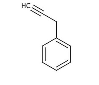 3-Phenyl-1-propyne (CAS 10147-11-2) - chemical structure image
