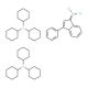 (3-Phenyl-1H-inden-1-ylidene)bis(tricyclohexylphosphine)ruthenium(IV) Dichloride Tetrahydrofuran Adduct 的分子结构, CAS编号: 250220-36-1 (3-Phenyl-1H-inden-1-ylidene)bis(tricyclohexylphosphine)ruthenium(IV) Dichloride Tetrahydrofuran Adduct (CAS 250220-36-1) - c