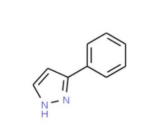 3-Phenyl-1H-pyrazole (CAS 2458-26-6) - chemical structure image