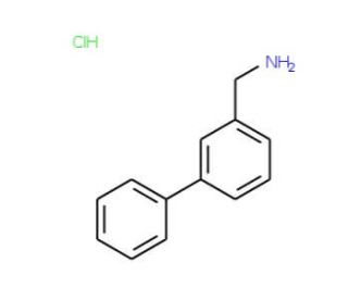3-phenylbenzylamine hydrochloride (CAS 870837-46-0) - chemical structure image