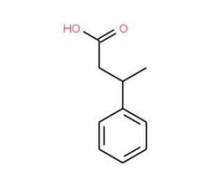 3-Phenylbutyric acid (CAS 4593-90-2) - chemical structure image
