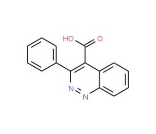 3-Phenylcinnoline-4-carboxylic acid (CAS 10604-21-4) - chemical structure image