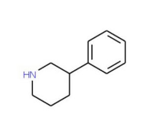 3-Phenylpiperidine (CAS 3973-62-4) - chemical structure image