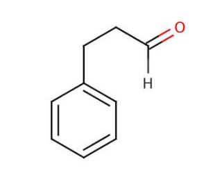 3-Phenylpropanal (CAS 104-53-0) - chemical structure image