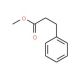 3-Phenylpropionic acid methyl ester (CAS 103-25-3) - chemical structure image