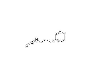 3-Phenylpropyl isothiocyanate (CAS 2627-27-2) - chemical structure image