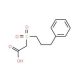[(3-phenylpropyl)sulfonyl]acetic acid - chemical structure image